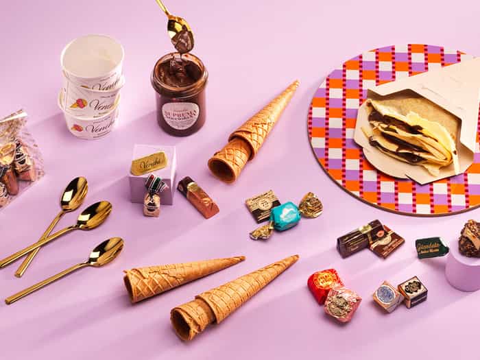 Venchi chocolate and ice cream