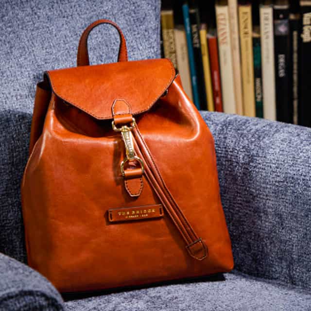 The bridge leather backpack