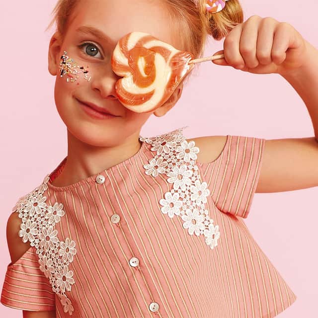 Simonetta baby girl model