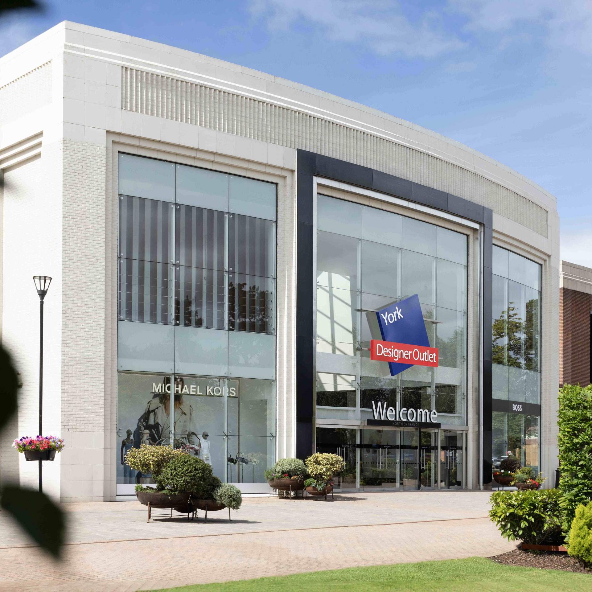 Outside North Entrance at York Designer Outlet