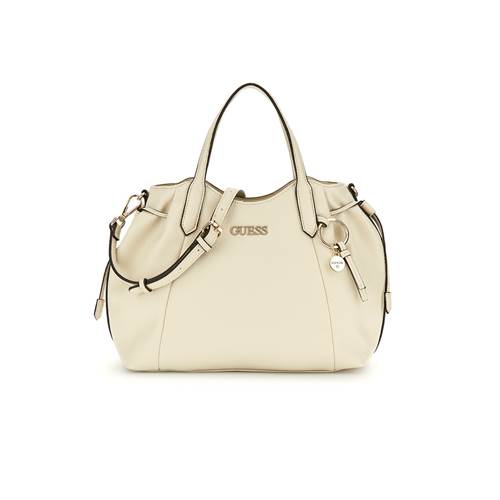 Shopper in de kleuren beige en zwart