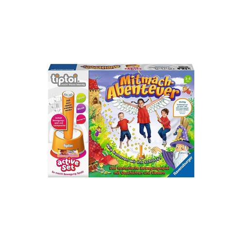Tiptoi Active Set – Doe-mee-avontuur: leuke beweegopdrachten wachten op je met fantastische verhalen.